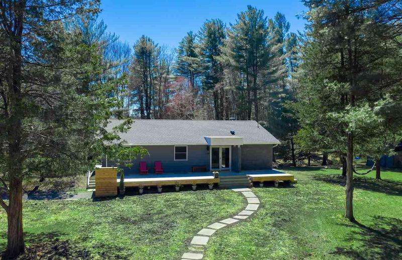 New Listing: Mid-Century Modern on Cooper Lake in Woodstock, NY