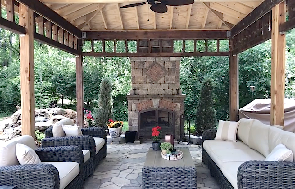 building an outdoor oasis in the Hudson Valley