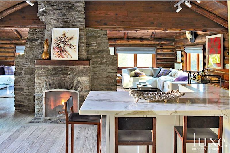 EXCLUSIVE LISTING: Luxury Modern Log Cabin in Woodstock, NY